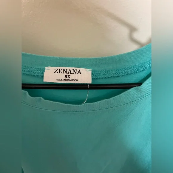 ✨Women’s Zenana Short Sleeve Top Size 3X - Picture 4 of 7